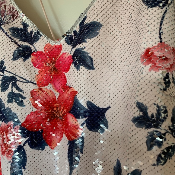 Floral Sequin Dress - Picture 3 of 4